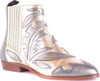 Santoni Enkellaarsjes voor vrouwen - Dames - Enkellaarsjes - Veelkleurig - 36 EU - Leer - Schoenen