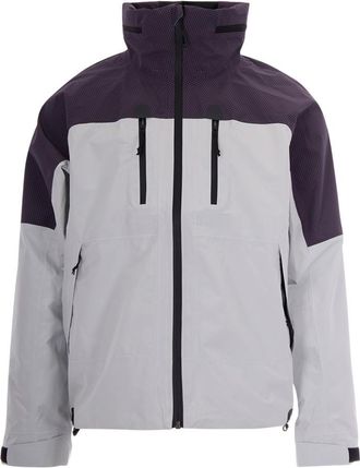 The North Face Grey Color Block Hood Jacket