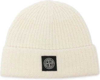 Stone Island Accessoires, Heren, Beige, ONE Size, Beanies