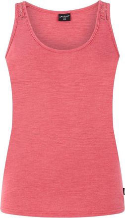 Protest Kurzarmshirt PROTEST SINGLET PRTIMPULSE, Damen, Gr. XL, pink (smooth pink), Obermaterial: 60% Baumwolle CO. 40% Polyester PES., Shirts Kurzarmshirt