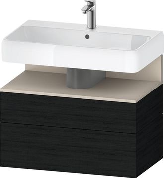 Duravit Qatego Mueble Bajo Lavabo, 1 Extra&iacute;ble Y 1 Caj&oacute;n, - Duravit