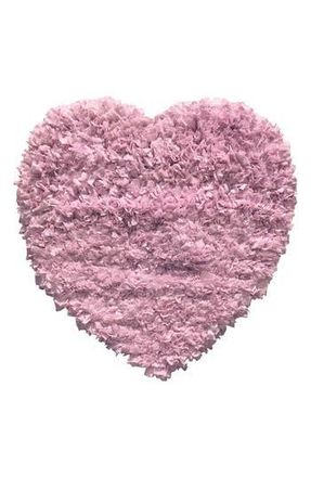 R16 Home Shaggy Raggy Heart Rug in Pink Heart at Nordstrom Rack