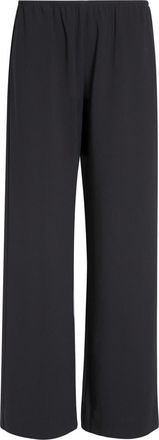 Leset Arielle Crepe Wide Leg Pants in Black at Nordstrom, Size X-Large