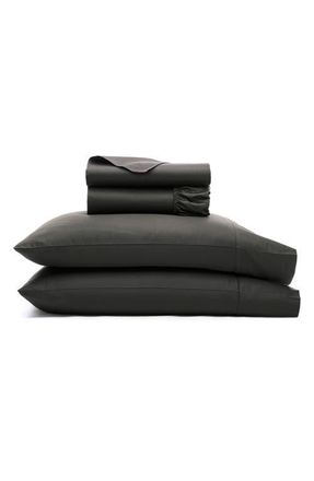 Boll & Branch Signature Hemmed Sheet Set in Night at Nordstrom, Size California King