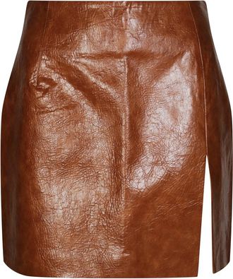 Andamane Korte Mini Rok - Dames - Korte rokken - Bruin - S - Rokken