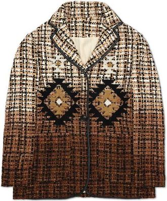 Fortela Indian Inspired Blazer in Brown at Nordstrom, Size 40 Eu