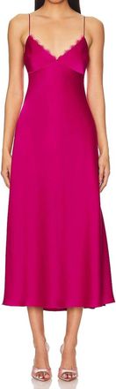 Katie May Jessica Dress In Pink Peacock