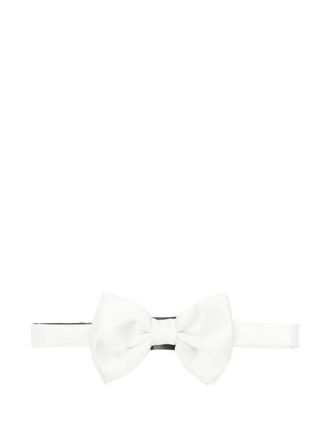 Corneliani twill bow tie - men - Polyester - One Size - White