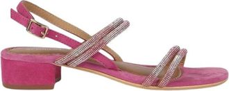 Coral Blue Stijlvolle Sandaal voor Zomeroutfits - Dames - Sandalen met hakken - Roze - 38 EU - Schoenen