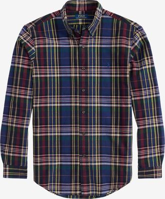 Polo Ralph Lauren Kariertes Oxford-Hemd Pony Custom Fit