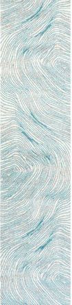 Jonathan Y Designs Arlo Woodgrain Geometric Area Rug in Ivory/blue at Nordstrom, Size 5Ft 0In X 8Ft 0In