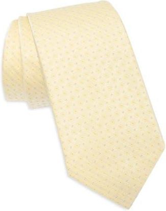 Calvin Klein Marina Neat Tie in Yellow at Nordstrom Rack
