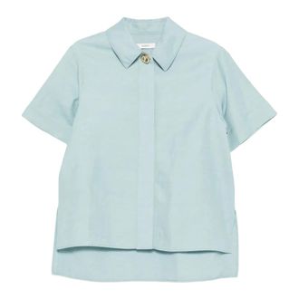 Joseph Joseph, Shirts, female, Blue, Size: 2XS Button-detail Shirt