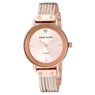 Anne Klein Womens Classic Rose gold Dial Watch