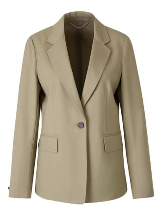 PESERICO Blazer met enkele knoop en klepzak - Groen