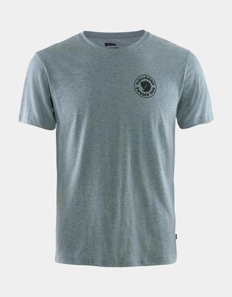Fj&auml;llr&auml;ven Mens Fjallraven 1960 Logo Mens T-Shirt - Uncle Blue-Melange 520-999 - Grey - Size: 38
