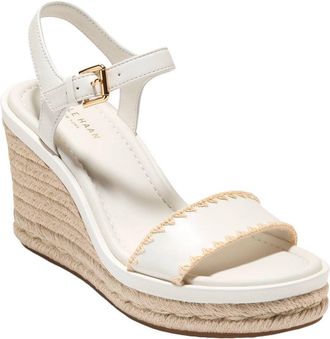 Cole Haan Cf Asbury Leather Espadrille Sandal