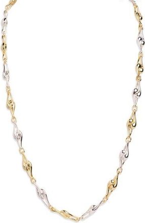 Argento Vivo Fluid Link Necklace in Two Tone at Nordstrom