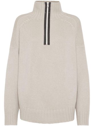 Brunello Cucinelli Kasjmier trui - Beige