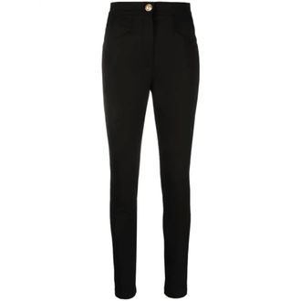 Balmain Pantaloni Skinny Stretch Gdp - - Trousers - Donna - Nero - L