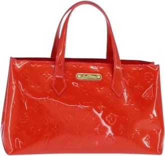 Louis Vuitton Pre-owned Handbags, female, Red, Size: ONE SIZE Pre-owned Vintage Leather Handbag