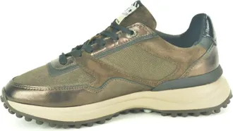 Floris Van Bommel Schoenen, Dames, Veelkleurig, 40 EU, Brons + Bruin Runner N