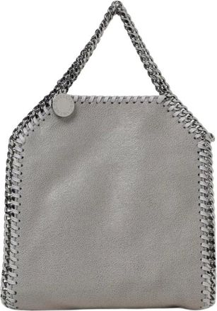 Stella McCartney Tassen, Dames, Grijs, ONE Size, Polyester, Falabella Mini Tote