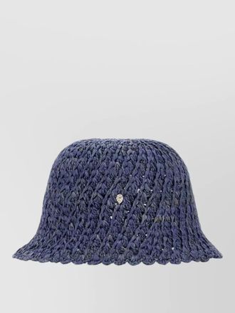 Helen Kaminski raffia rio bucket hat crochet wide brim