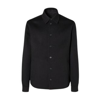 Fendi Blouson FF Double - Heren - Jassen - Zwart - Maat: XL Zijde