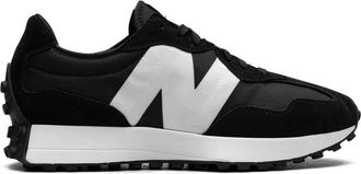 New Balance 327 Black leather sneakers - unisex - Rubber/Leather/Leather/Fabric/Fabric - 11.5