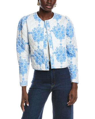 Sail to Sable Quilted Print Jacket