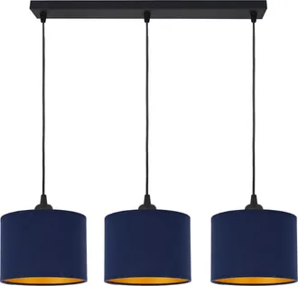 OEM L&aacute;mpara Tornado Am3p, Azul Marino Y Dorado