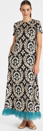 La DoubleJ Swing Dress in Ghirlanda Black at Nordstrom, Size X-Small It