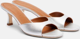 Staud Brigitte leather mules