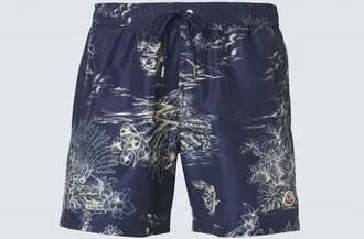 Moncler Archivio floral swim trunks