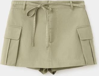Mango Gonna pantalone tasche cargo kaki - Donna - 36 - MANGO