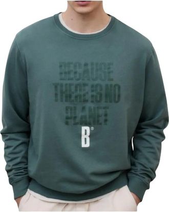 Ecoalf Bardera Sweatshirt - Heren - Sweatshirts - Groen - S - Katoen - Hoodies & sweatvesten