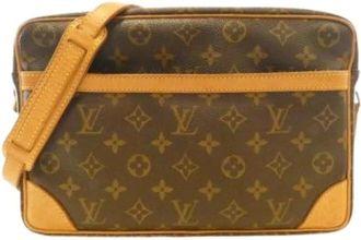 Louis Vuitton Pre-owned Cross Body Bags, female, Brown, Size: ONE SIZE Pre-owned Trocadero 30 Shoulder Bag