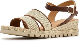 Toni Pons Aura Womens Wedge Shoes Natural : EU 41 (US Womens 9.5-10) M, Cotton/Leather