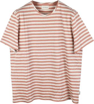 Oliver Spencer Conduit Tee in Capri Brown Size XL