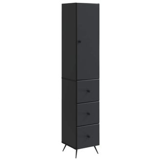 vidaXL Juego De Armarios 2 Uds. 34,5 X 34,5 X 90 Cm Negro Vidaxl