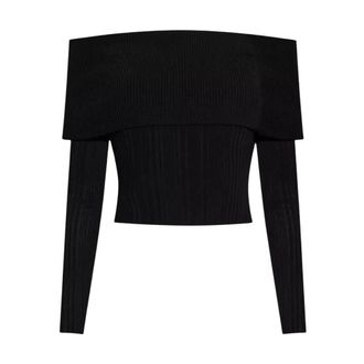 Self Portrait Dames, Blouses & Shirts, Zwart, Maat: S Viscose