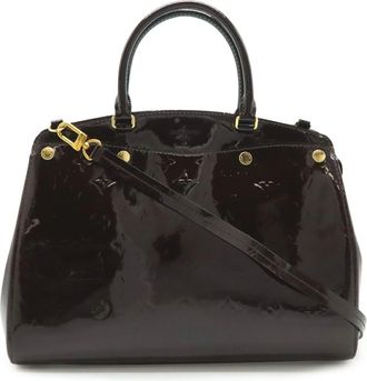 Louis Vuitton Amarante Monogram Vernis Handbag Shoulder Bag Tote Bag (Pre-Owned)