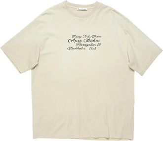Acne Studios T-shirt con grafica - Toni neutri