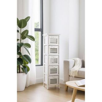 Regalos Miguel Muebles Auxiliares - Cajonera Estrecha Kirota 5 Cajones