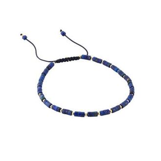 Jan Leslie 18K Gold Lapis Beaded Bracelet in Blue at Nordstrom