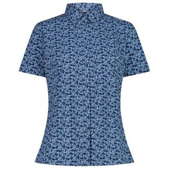 F.lli Campagnolo Shortsleeve Shirt with Pattern Bluse f&uuml;r Damen | blau