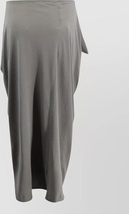 SOEUR goa tie waist long jersey skirt