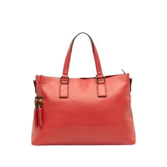 Gucci Pre-owned Tote Bags, female, Red, Size: ONE SIZE Pre-owned Tote Bag
