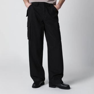 Burberry Black cotton cargo trousers